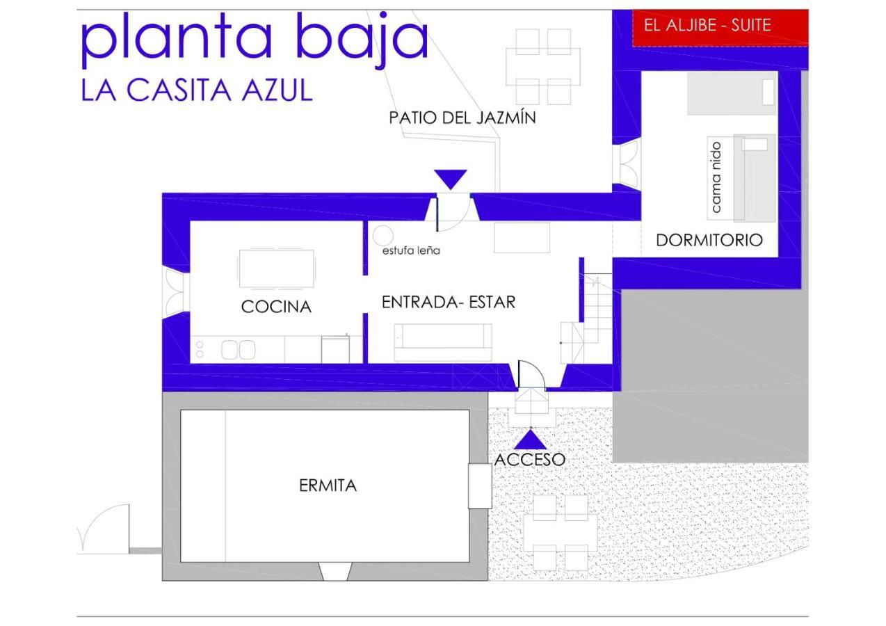 Villa La Casita Azul - Casa típica andaluza Albunol Esterno foto